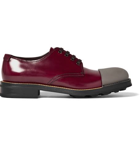 prada cap toe derby women's|Prada oxford shoes.